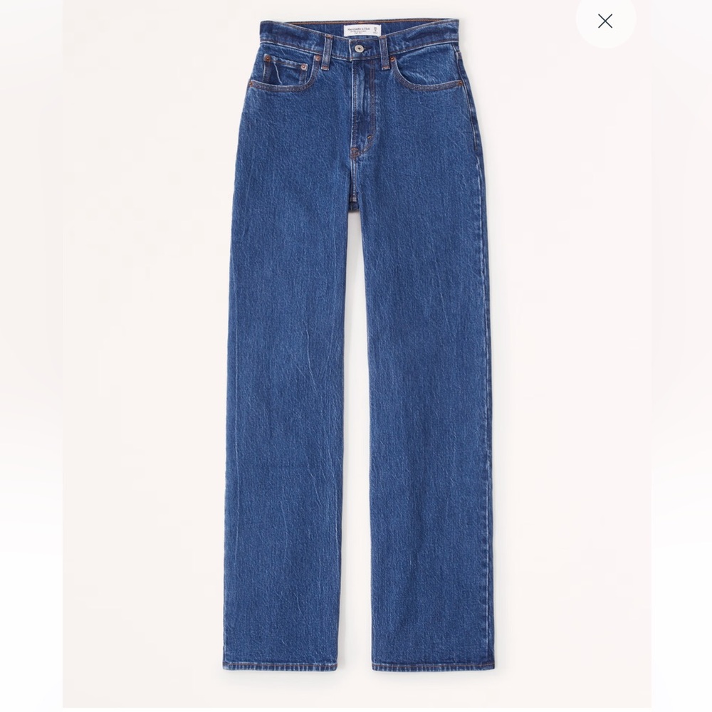 NWT Abercrombie & fitch high rise 90s relaxed jean